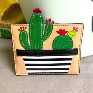 Kate spade cactus card holder